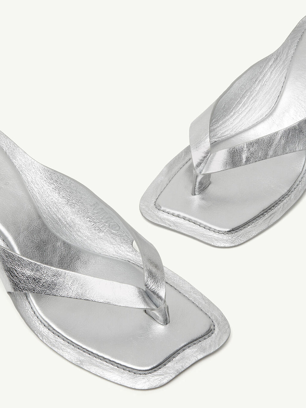MM6 Maison Margiela-Anatomic leather flip-flop mule-