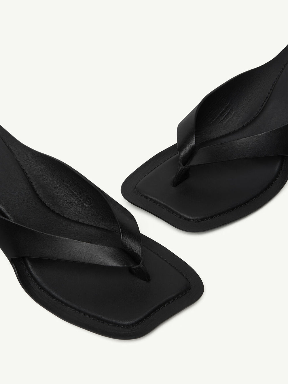 MM6 Maison Margiela-Anatomic leather flip-flop mule-