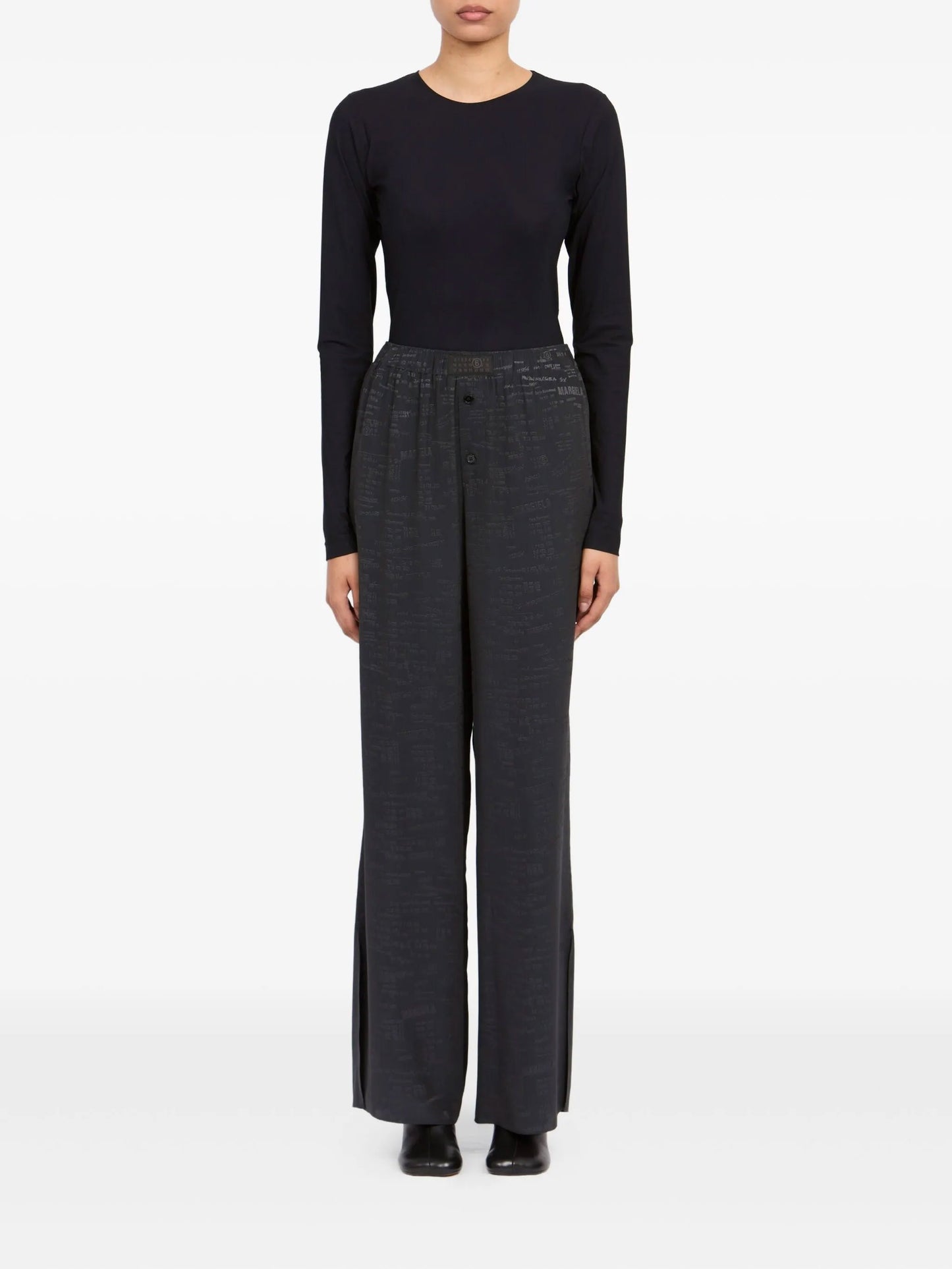 MM6 Maison Margiela-button trousers-