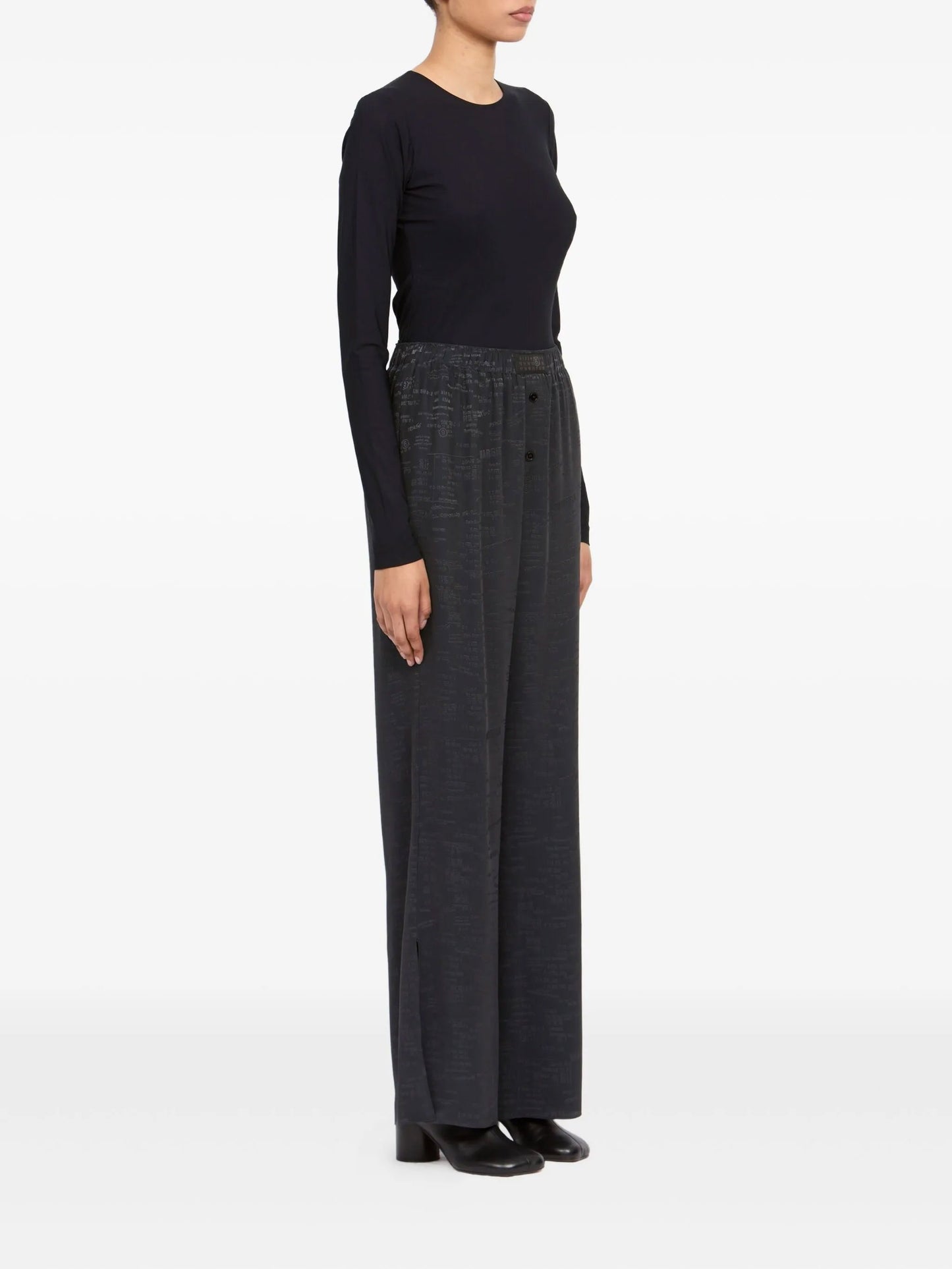 MM6 Maison Margiela-button trousers-