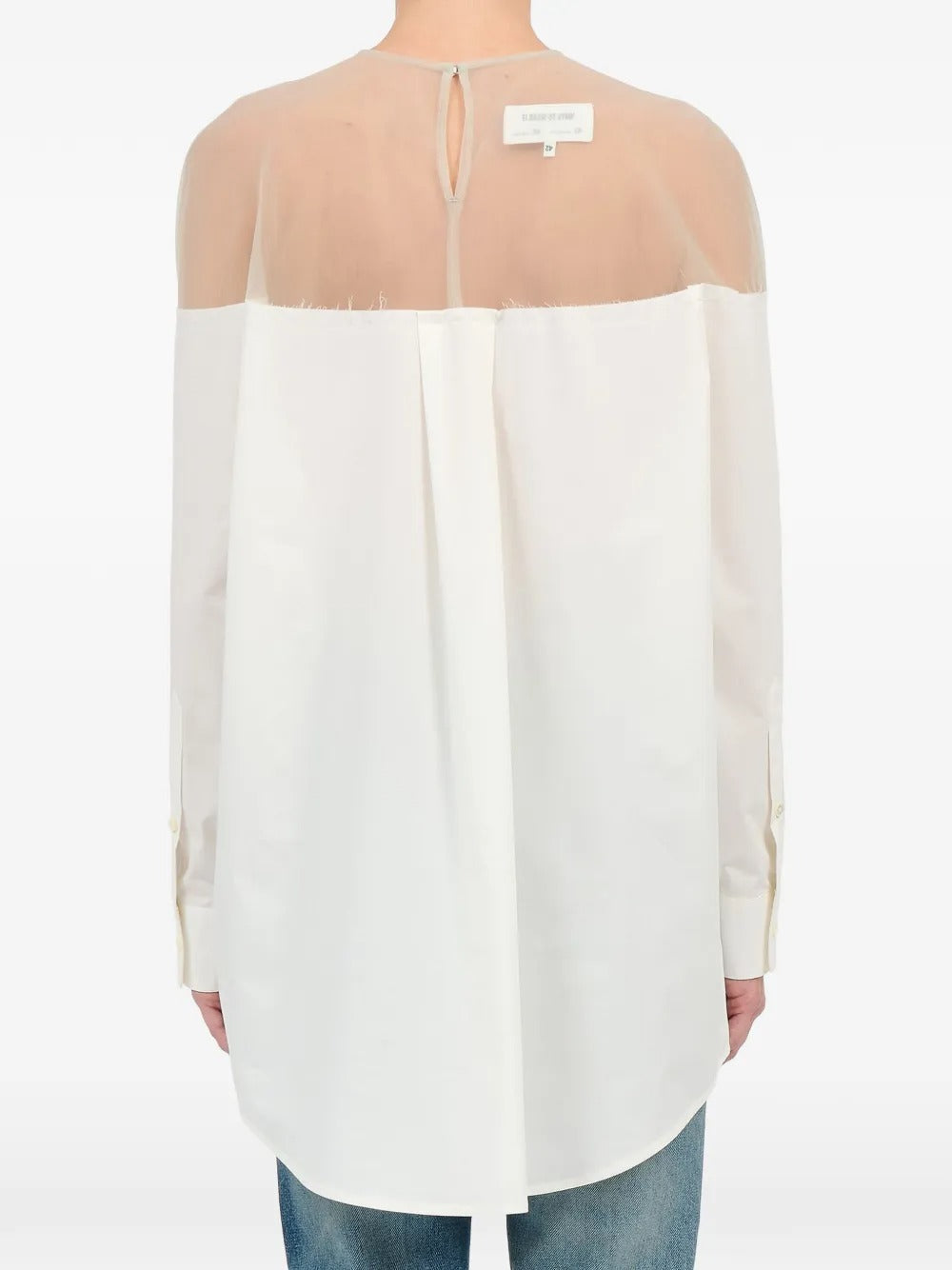 MM6 Maison Margiela-Cotton shirt with cuffs-