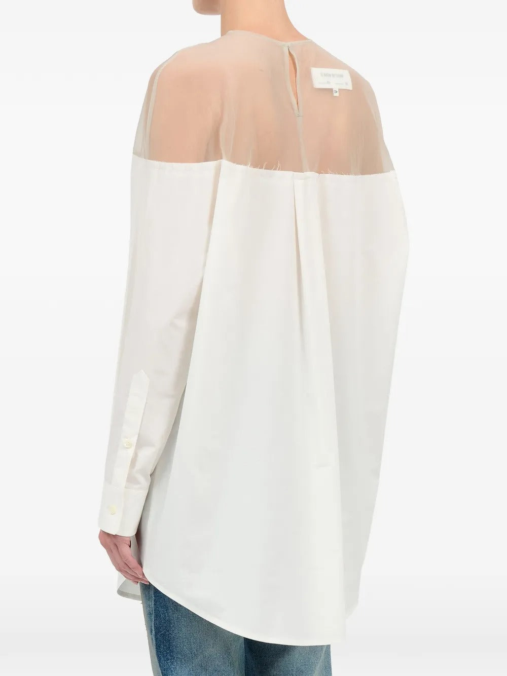 MM6 Maison Margiela-Cotton shirt with cuffs-