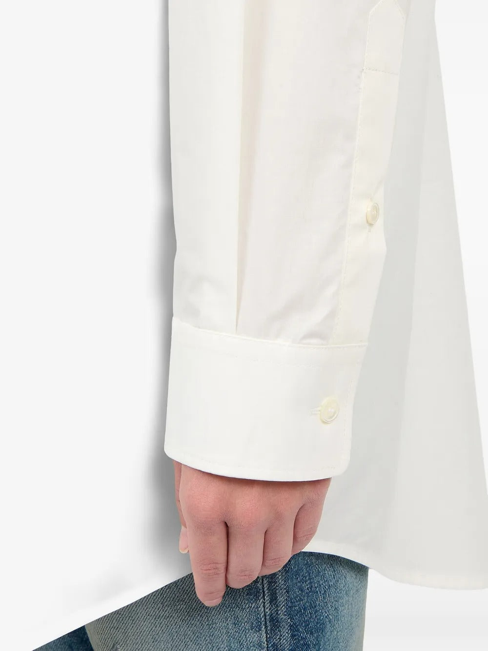 MM6 Maison Margiela-Cotton shirt with cuffs-