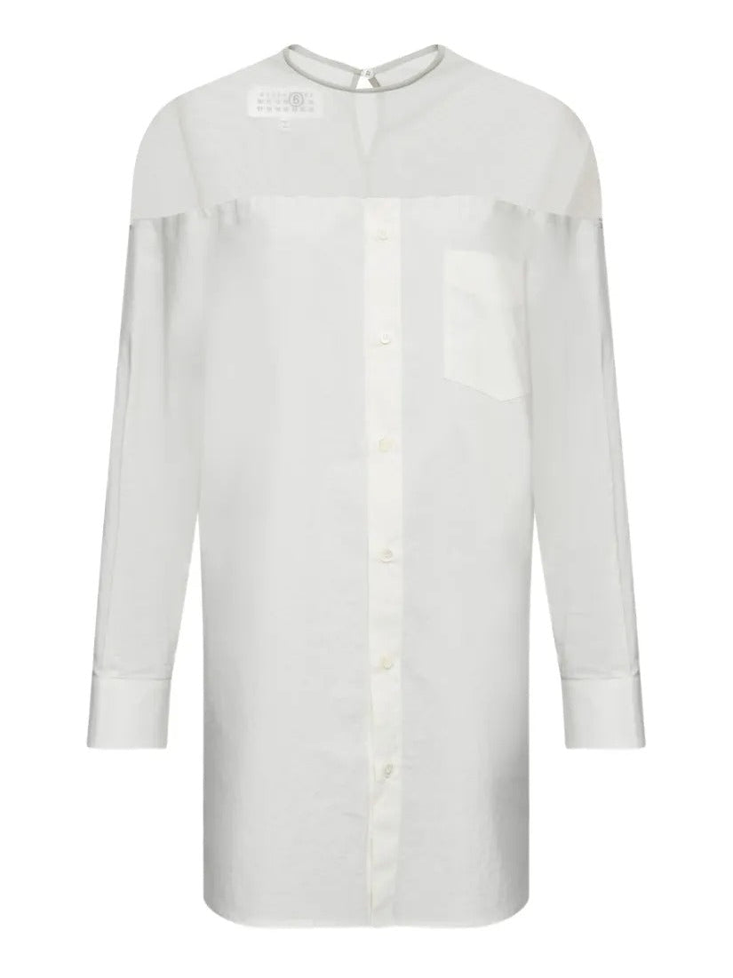 MM6 Maison Margiela-Cotton shirt with cuffs-