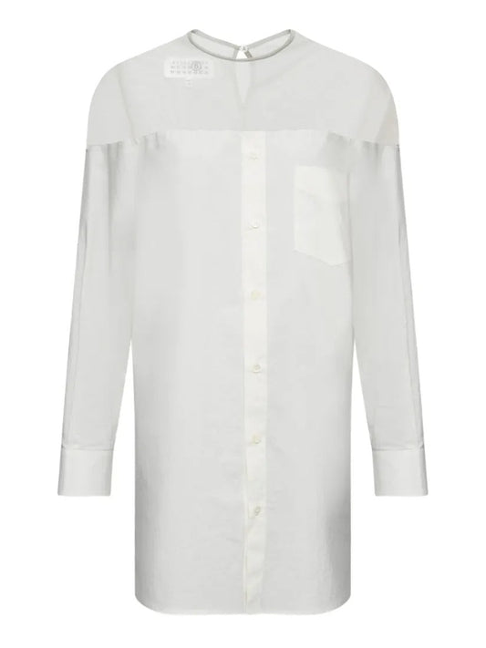 MM6 Maison Margiela-Cotton shirt with cuffs-
