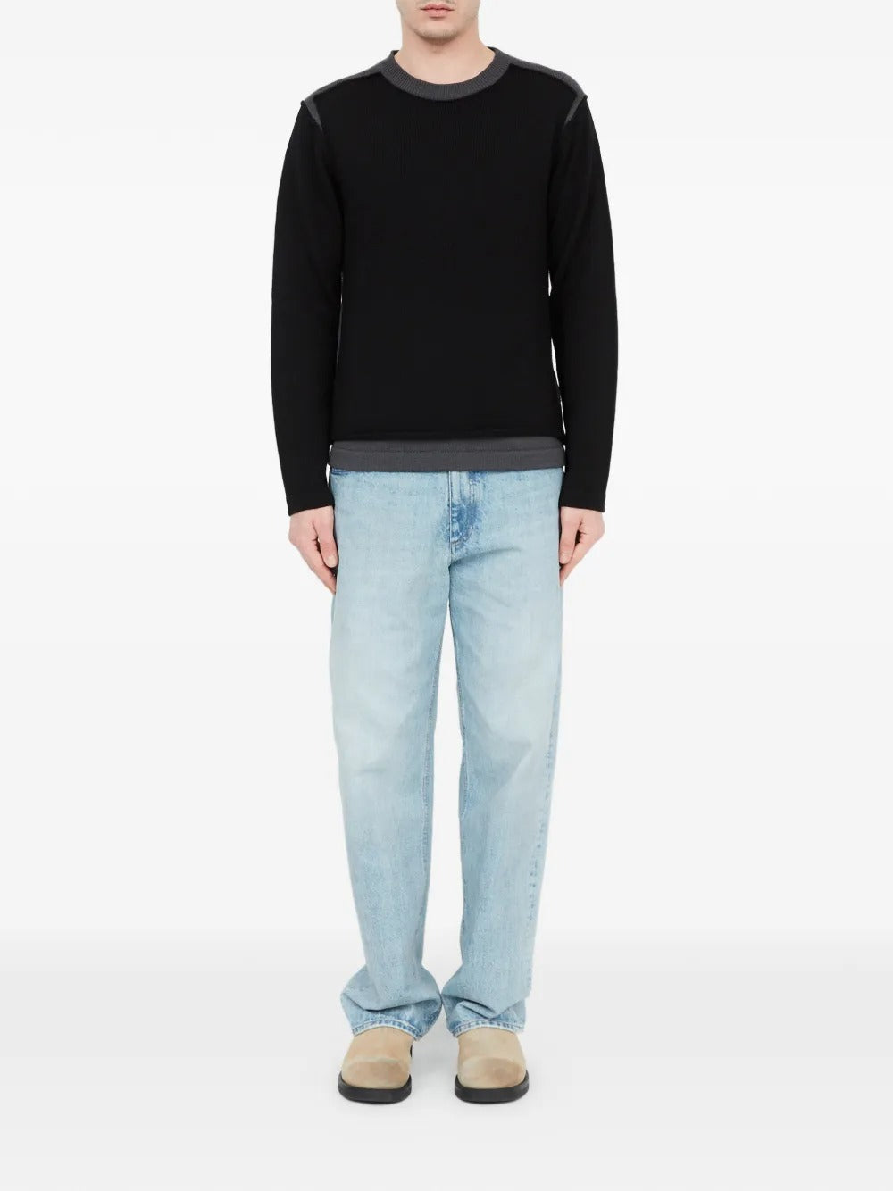MM6 Maison Margiela-crew neck sweater-
