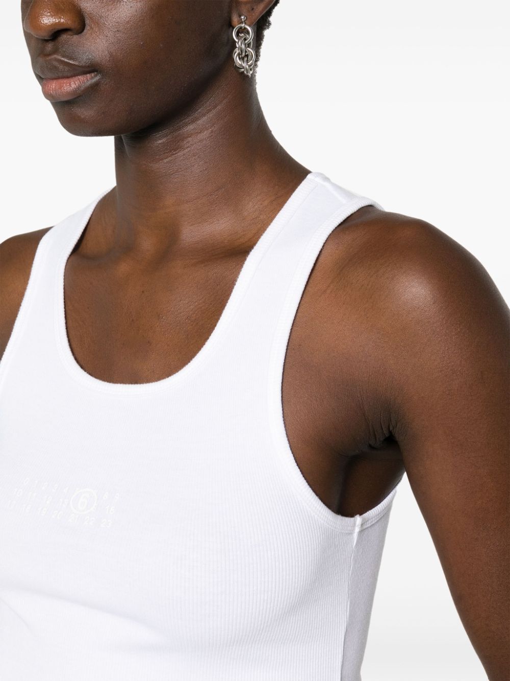 MM6 Maison Margiela-CROPPED TANK TOP-S52NL0067S23965 100