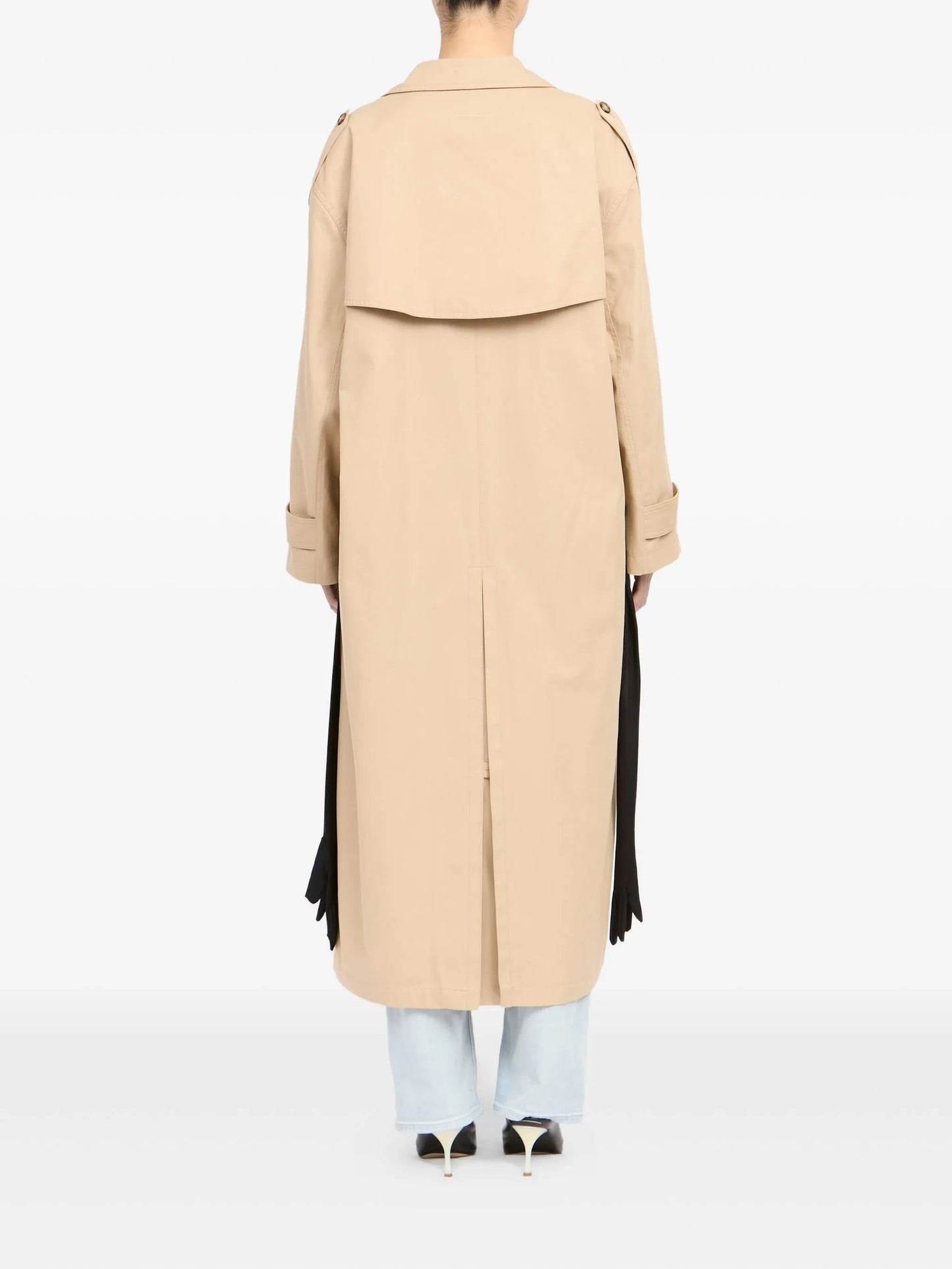 MM6 Maison Margiela-double-breasted trench coat-