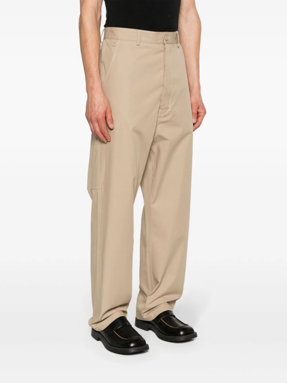 MM6 Maison Margiela-DROP CROTCH CHINO PANTS-SH2KA0005M35074 115