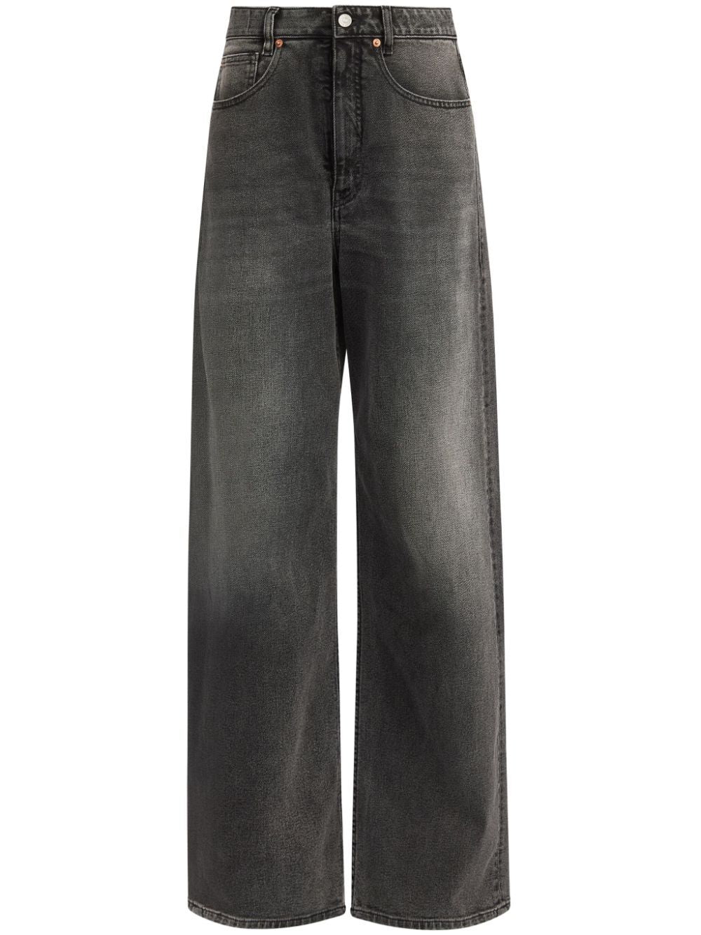 MM6 Maison Margiela-FADED 5 POCKETS DENIM TROUSERS-