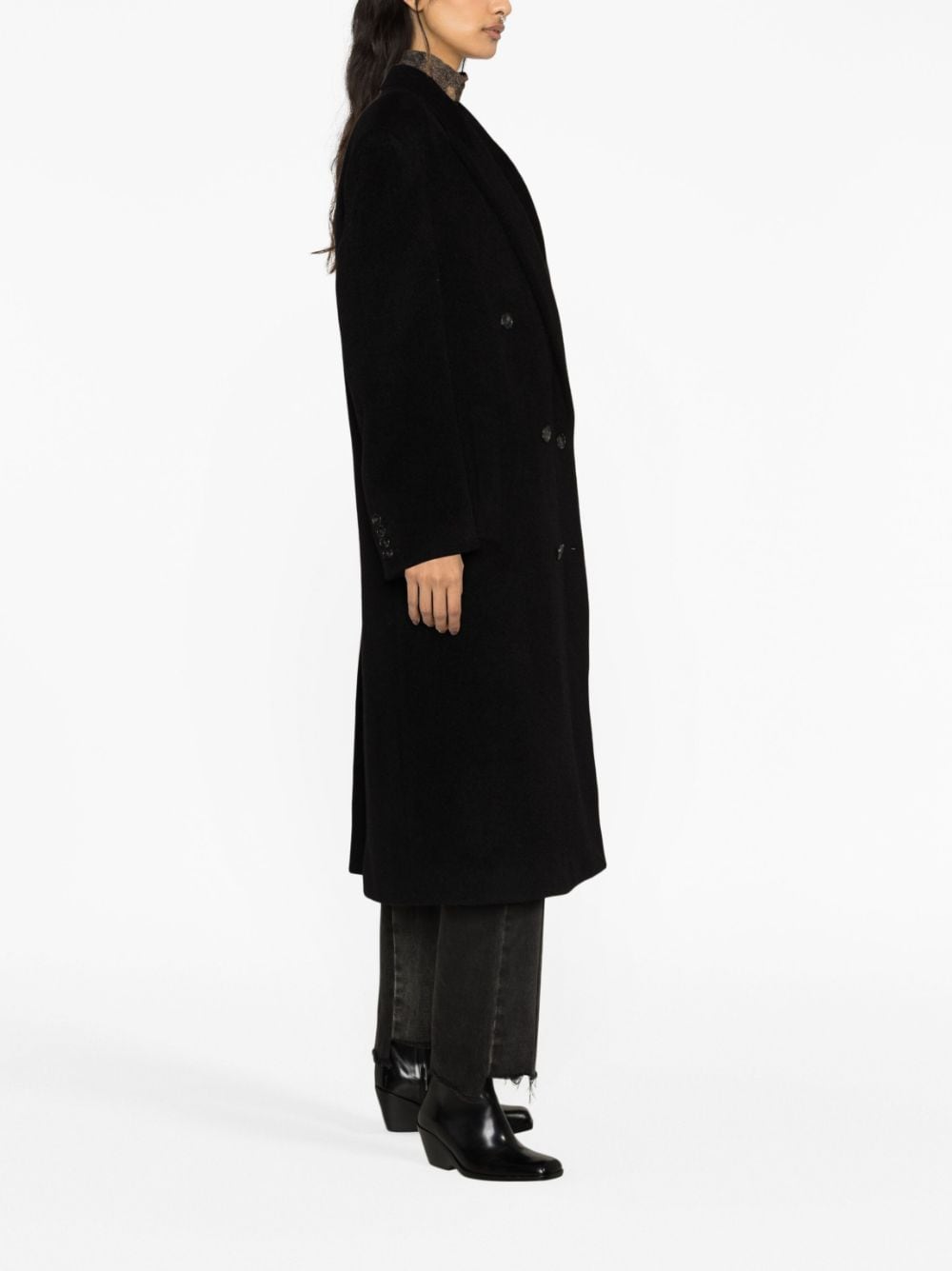 MM6 Maison Margiela-HAIRY WOOL COAT-S62AA0079S78139 900