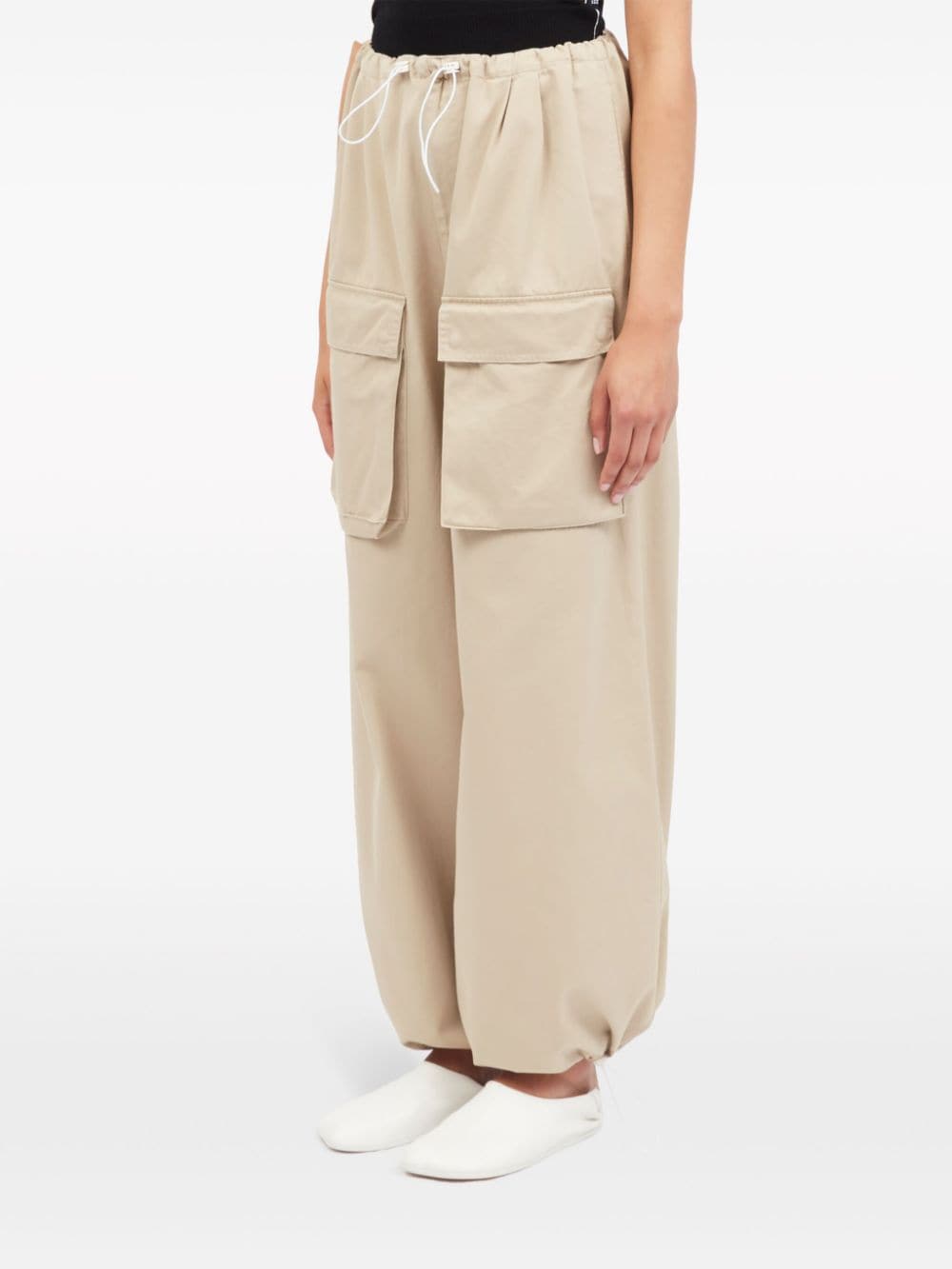 MM6 Maison Margiela-JERSEY CARGO TROUSERS-