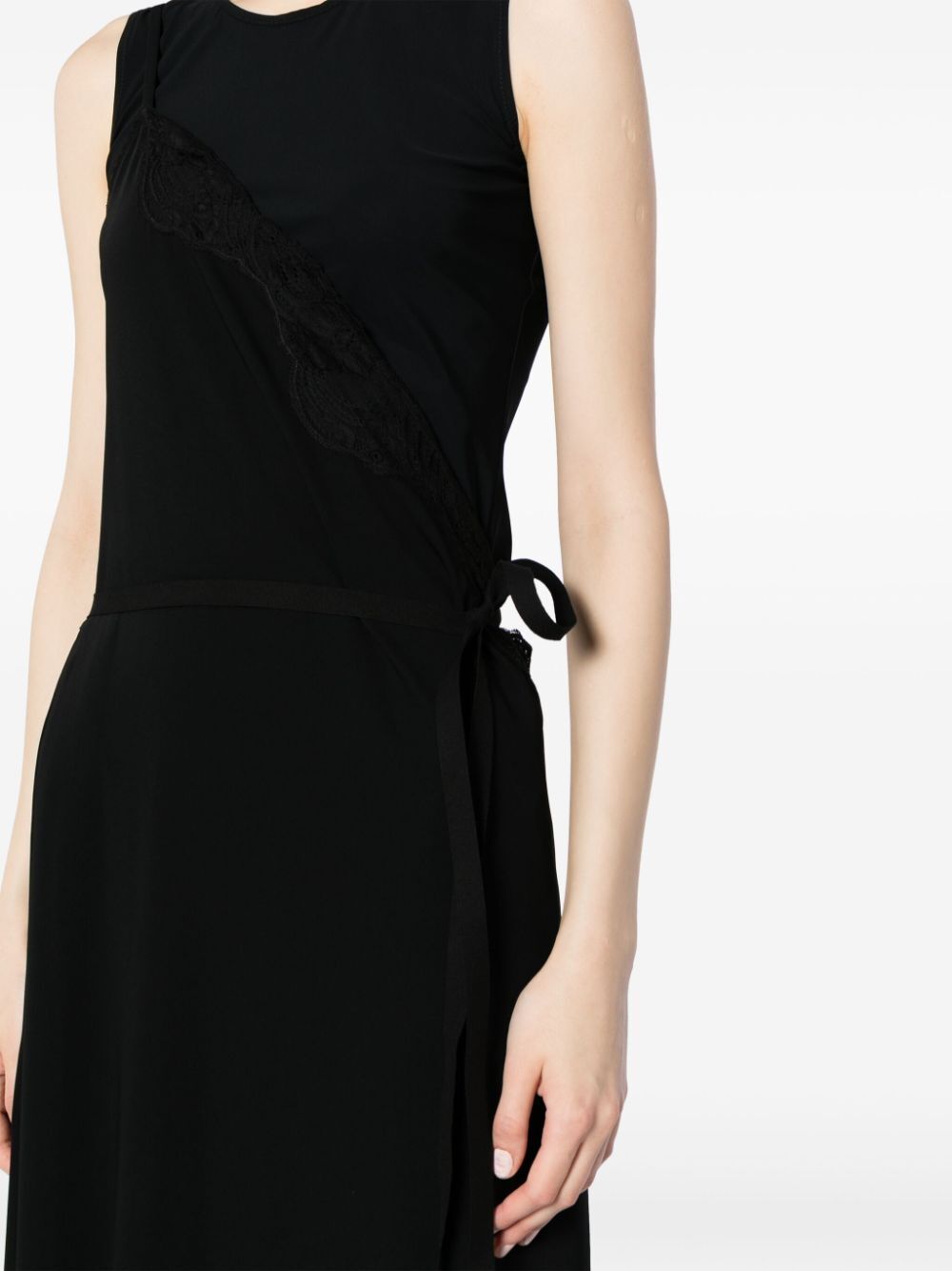MM6 Maison Margiela-lace-detail maxi dress-S62DG0019MTN009 962 Dope MM6 Maison Margiela-lace-detail maxi dress-S62DG0019MTN009 962 Dope