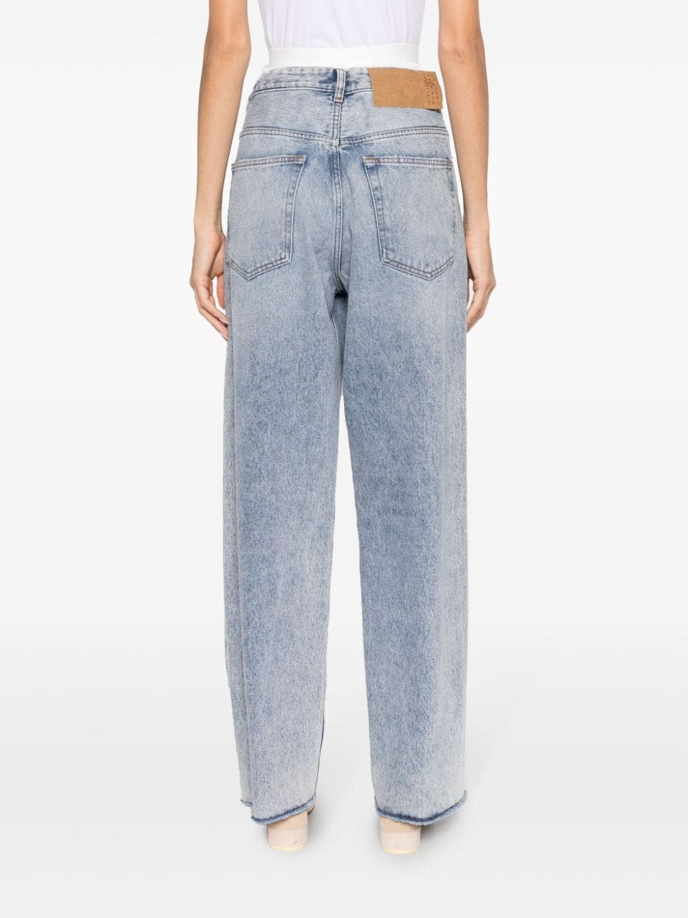 MM6 Maison Margiela-LAYERED JEANS-S62LB0149S30589 976