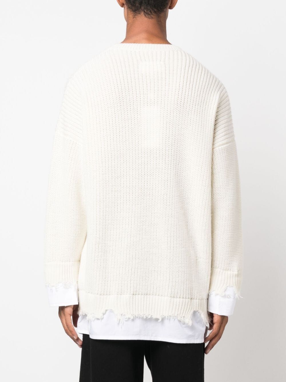 MM6 Maison Margiela-LAYERED JUMPER-S62HL0015S18382 101