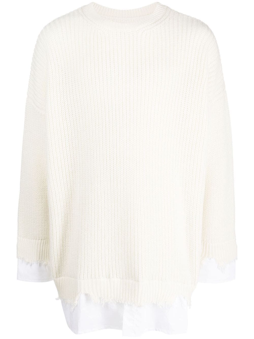 MM6 Maison Margiela-LAYERED JUMPER-S62HL0015S18382 101