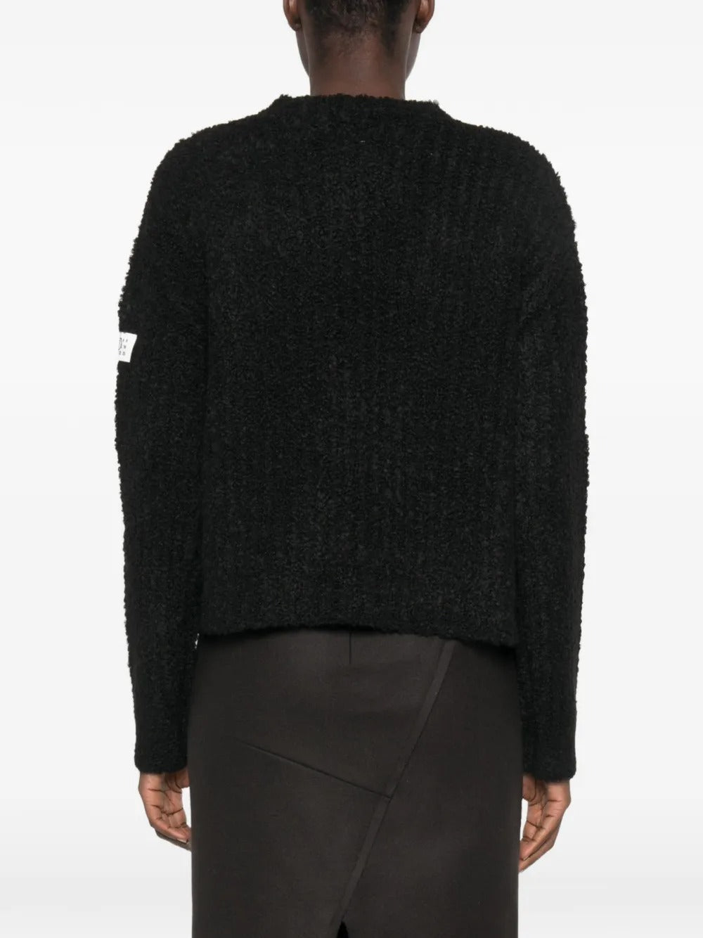 MM6 Maison Margiela-logo-patch sweater-