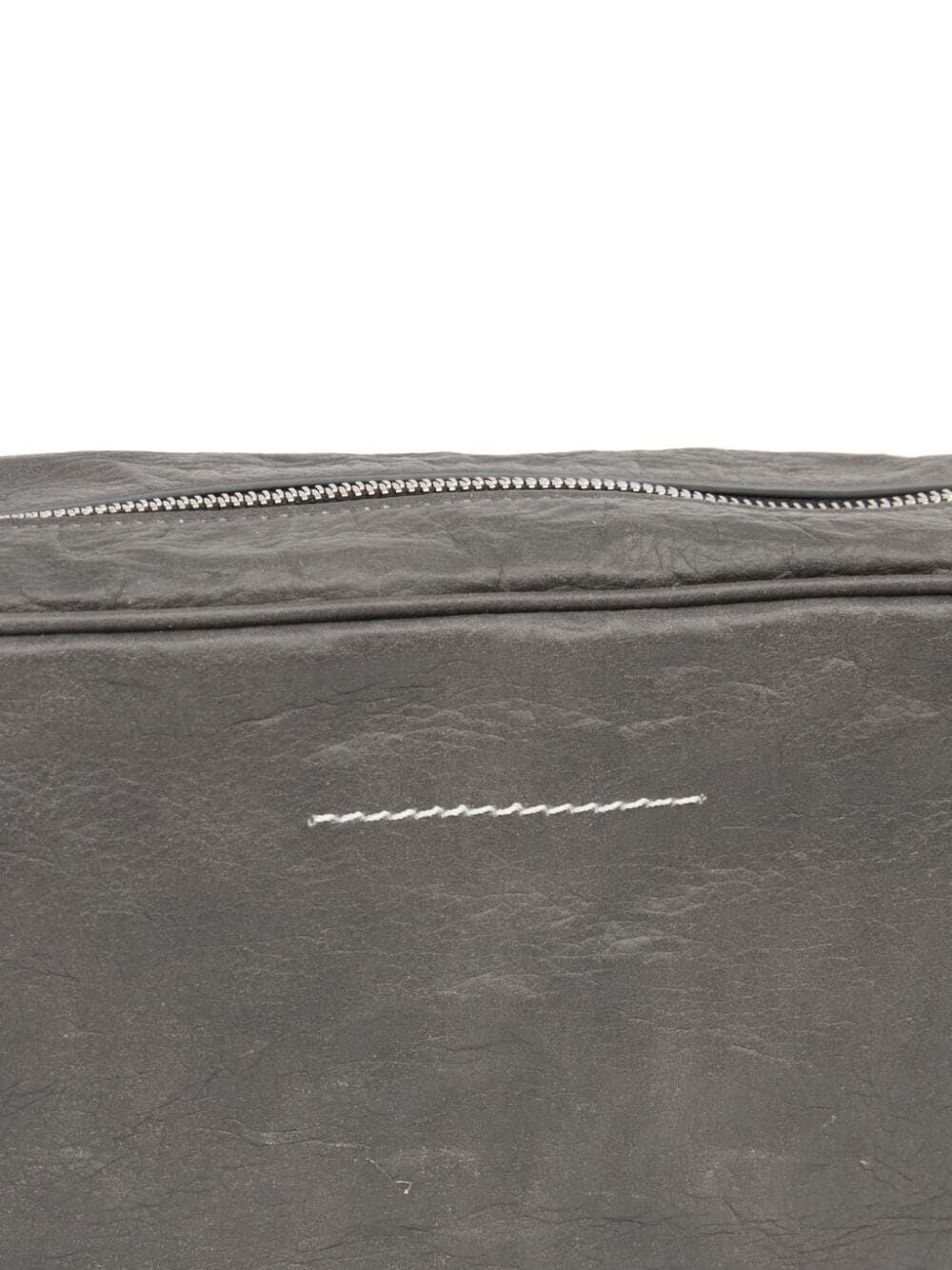MM6 Maison Margiela-NUMERIC BAG SMALL - WORN OUT LEATHER-SB6WG0011P6705 T8013