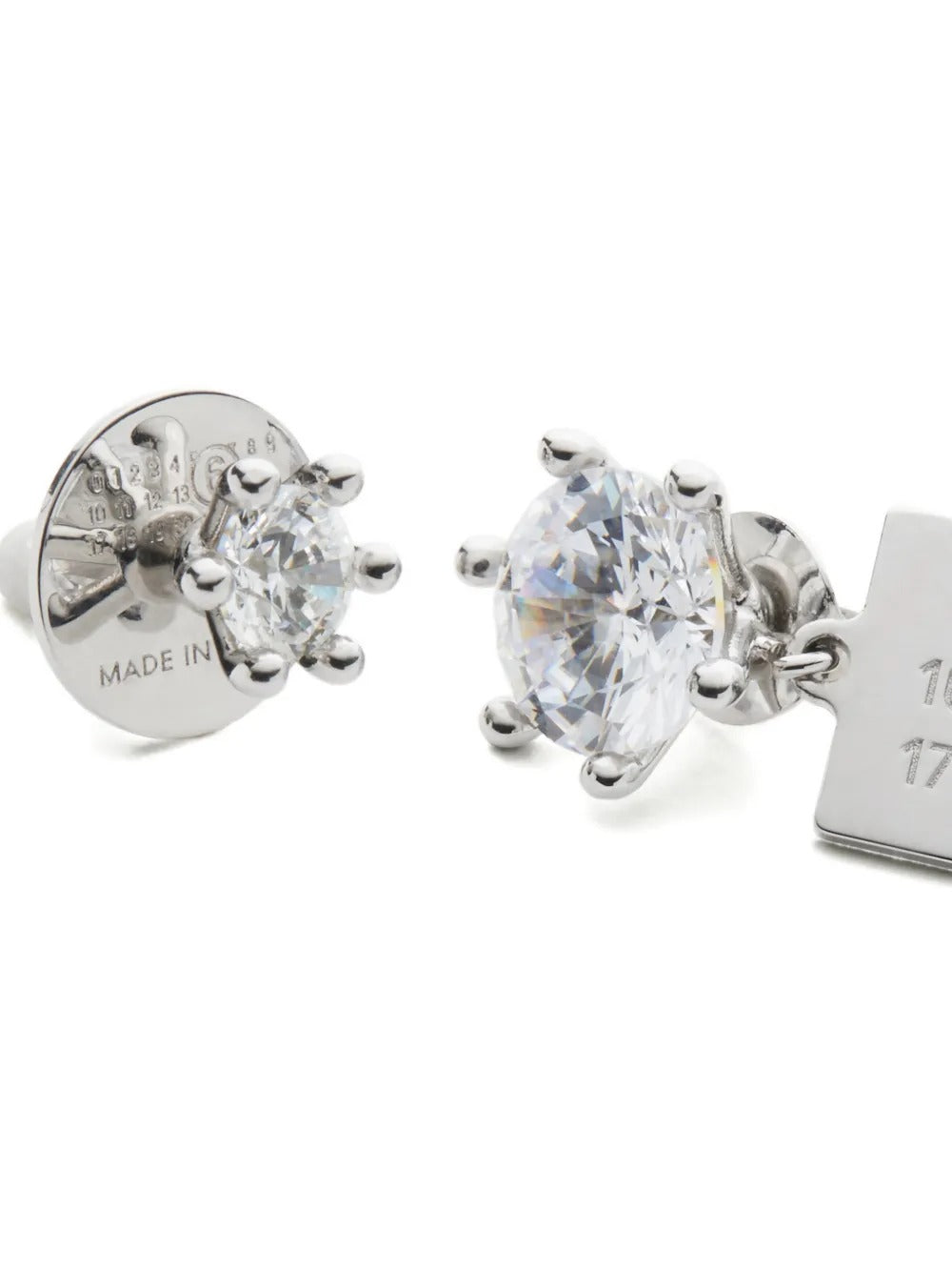 MM6 Maison Margiela-numeric-charm earrings-