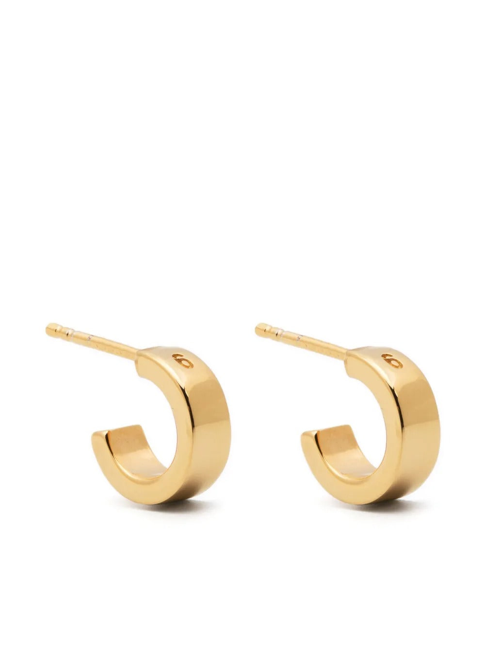 MM6 Maison Margiela-Minimal logo 4mm earrings-