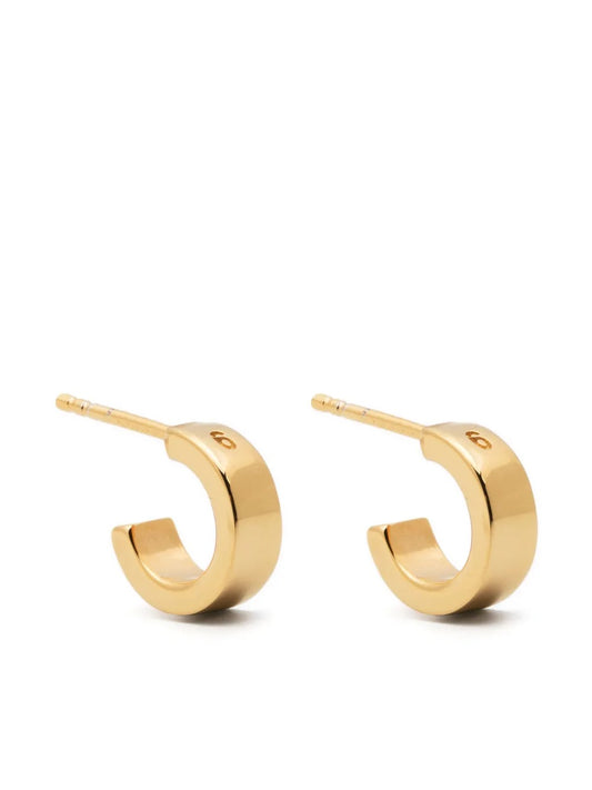 MM6 Maison Margiela-Minimal logo 4mm earrings-