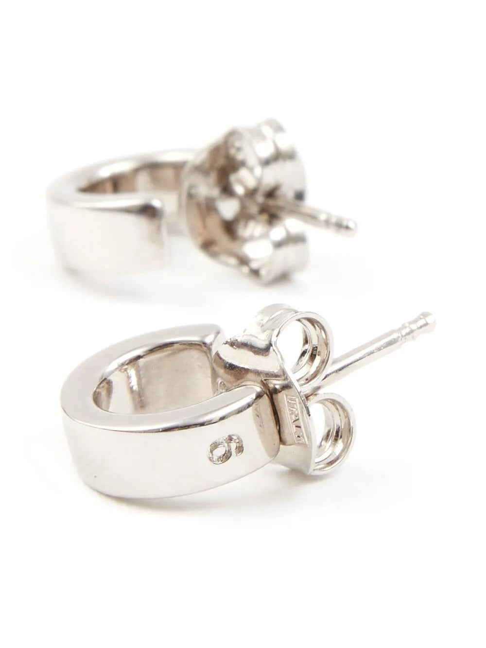 MM6 Maison Margiela-Minimal logo 4mm earrings-
