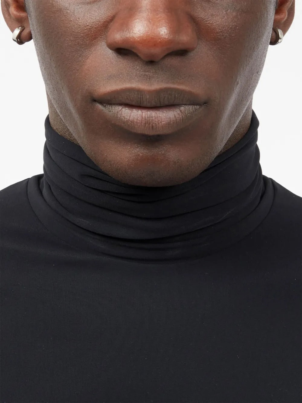 MM6 Maison Margiela-Minimal logo 4mm earrings-