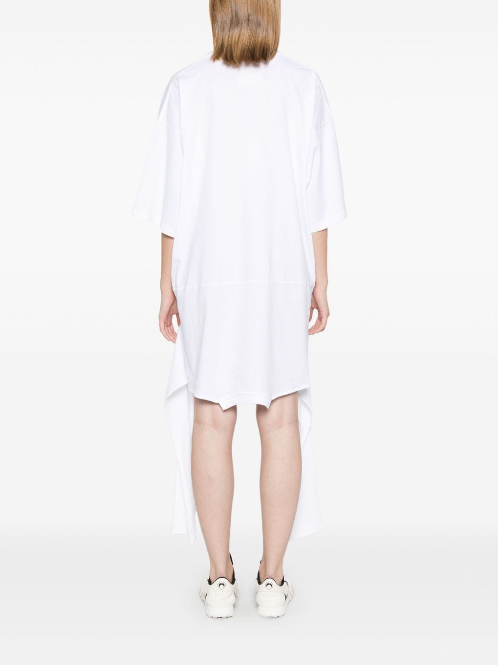 MM6 Maison Margiela-OVERSIZED ASYMMETRICAL T-SHIRT DRESS-