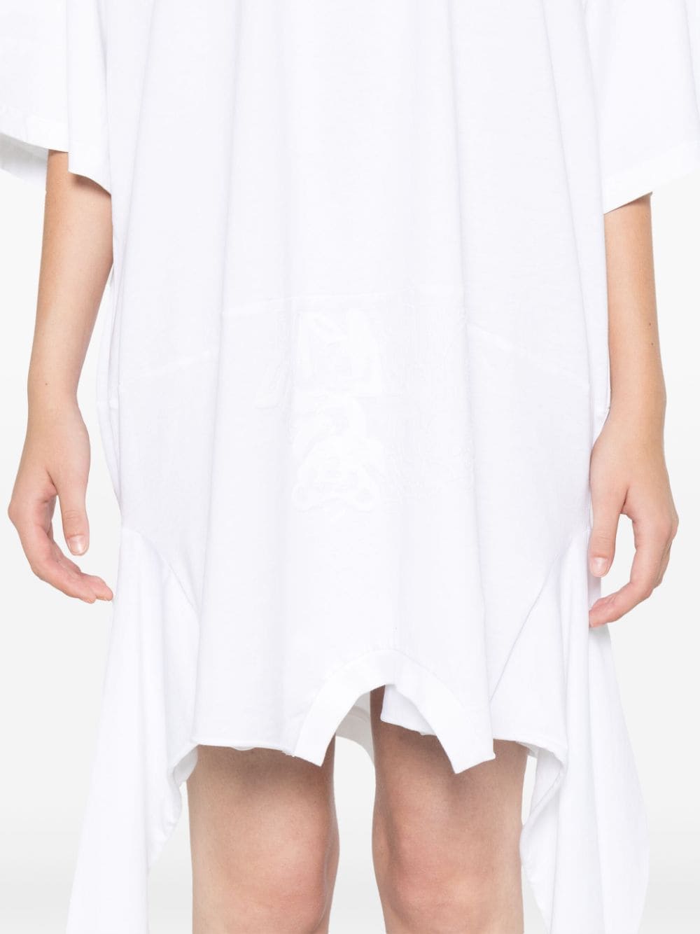 MM6 Maison Margiela-OVERSIZED ASYMMETRICAL T-SHIRT DRESS-