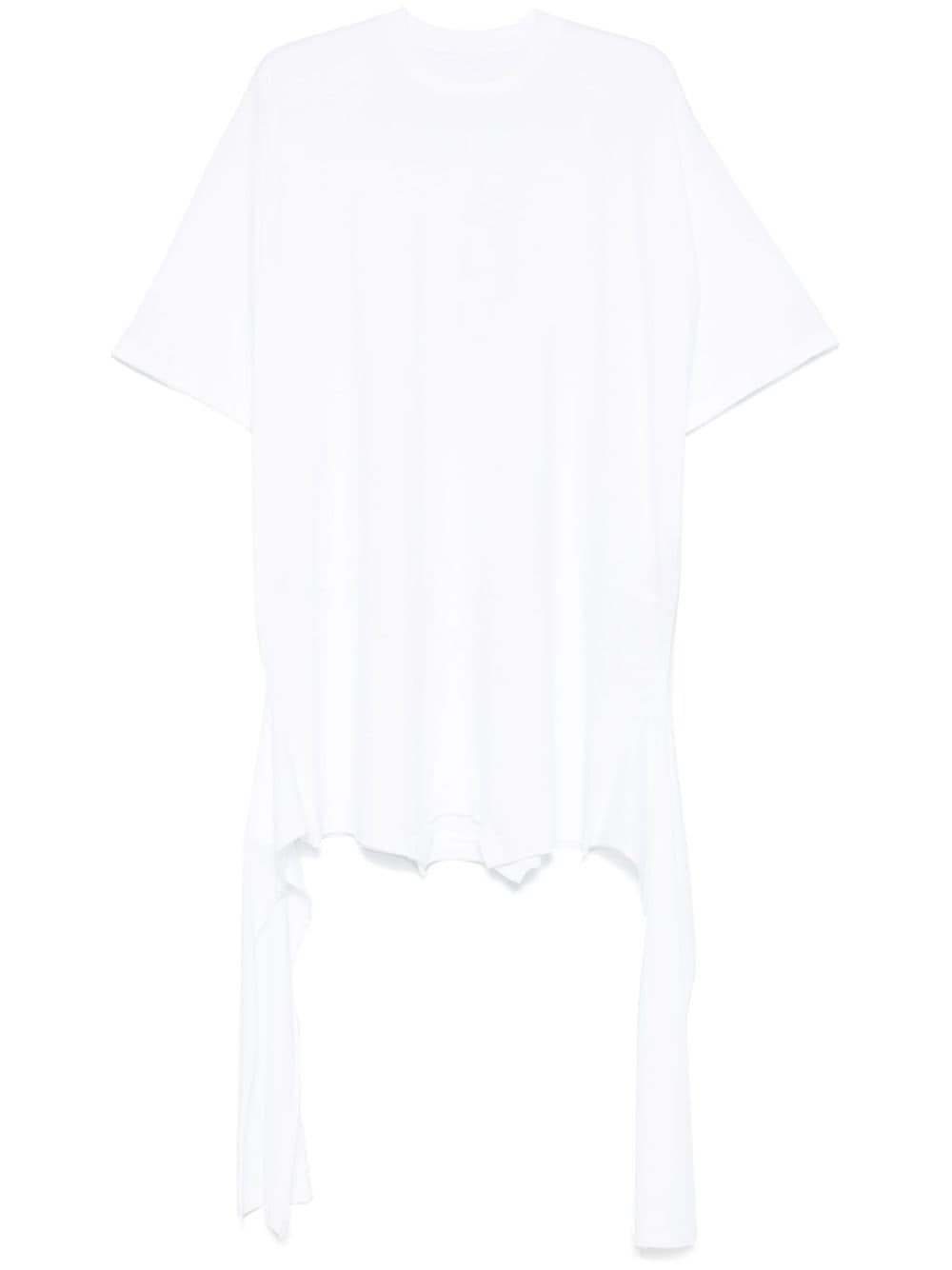 MM6 Maison Margiela-OVERSIZED ASYMMETRICAL T-SHIRT DRESS-