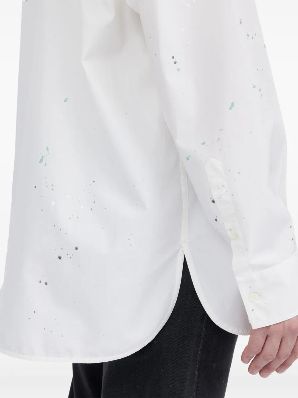 MM6 Maison Margiela-paint-splatter shirt-