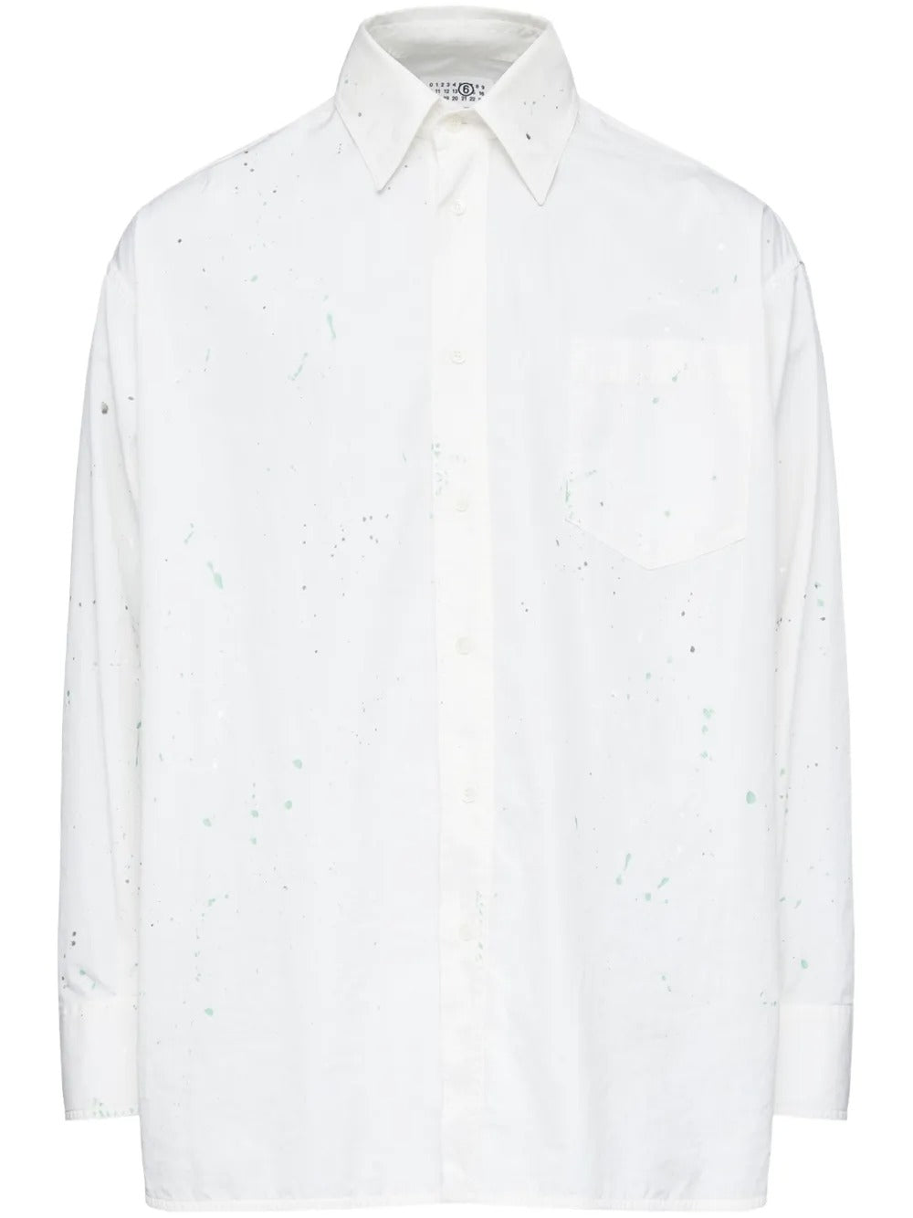 MM6 Maison Margiela-paint-splatter shirt-