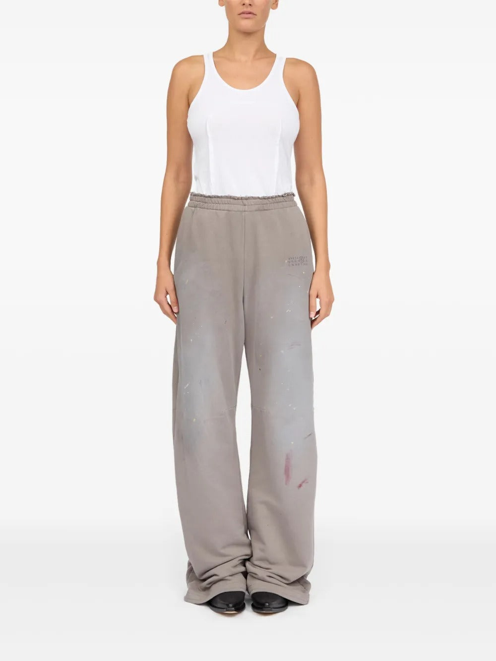 MM6 Maison Margiela-paint-splatter track pants-