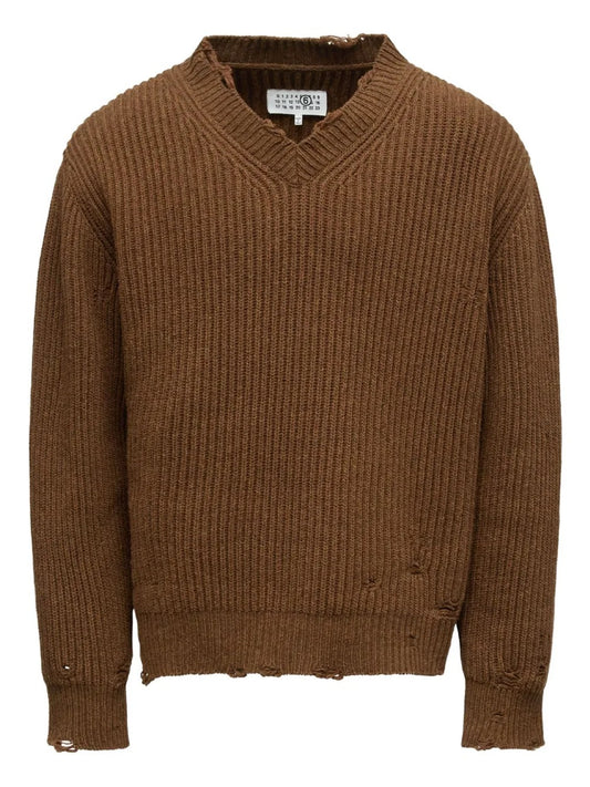 MM6 Maison Margiela-V-neck-