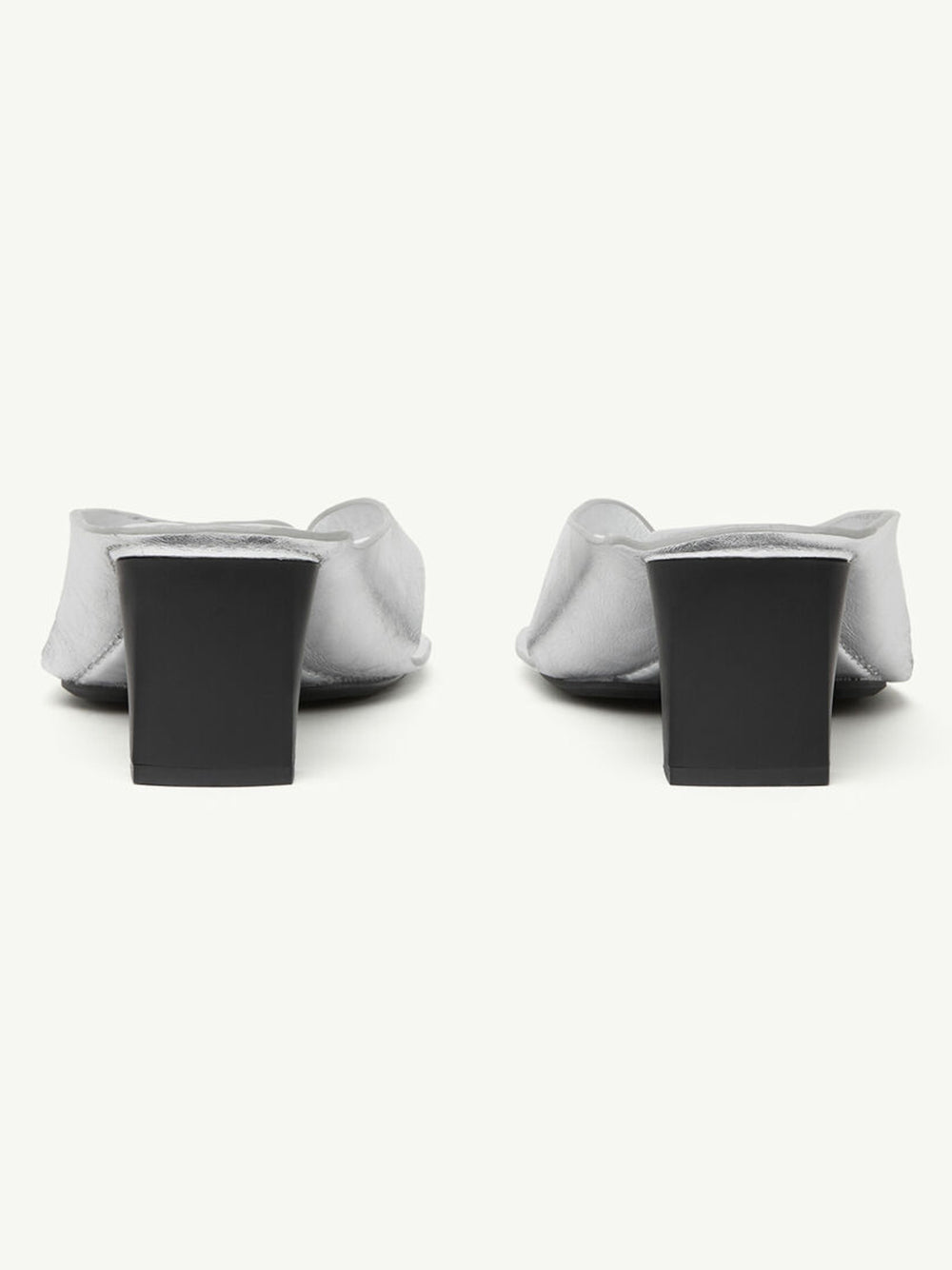 Anatomic leather flip-flop mule