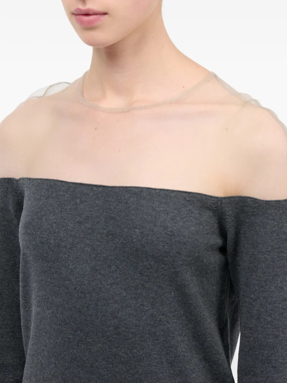 MM6 Maison Margiela-Short dress with long sleeves-