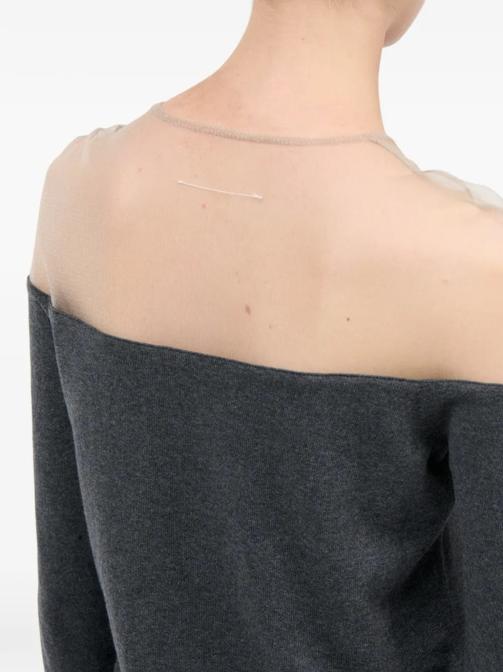 MM6 Maison Margiela-Short dress with long sleeves-
