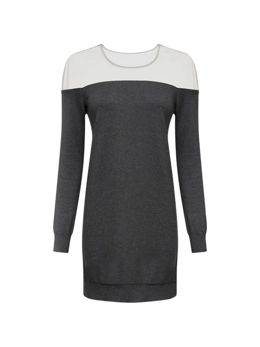 MM6 Maison Margiela-Short dress with long sleeves-