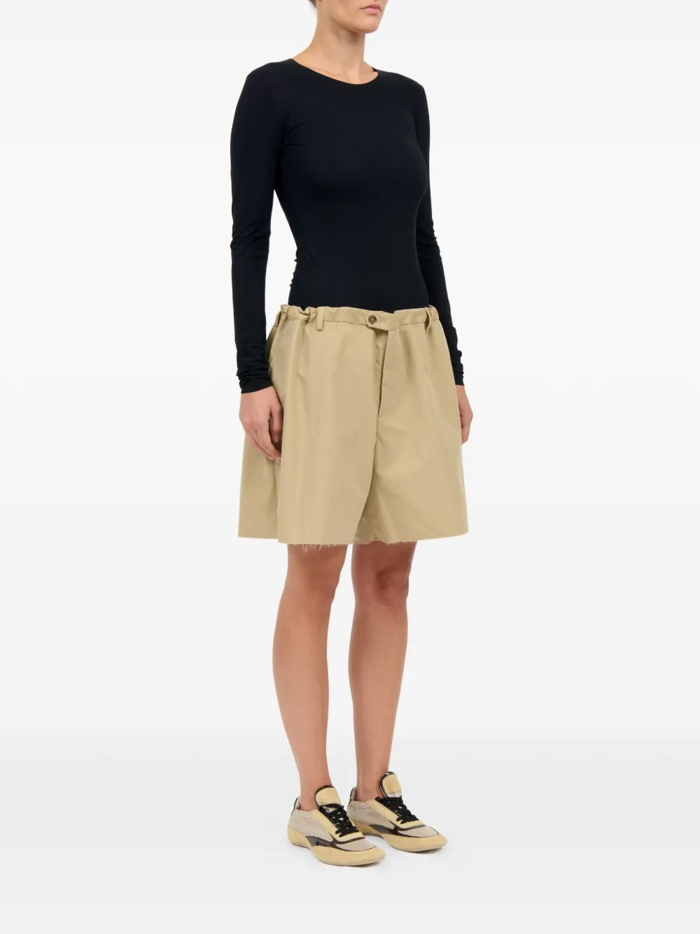 MM6 Maison Margiela-Shorts with fringes-