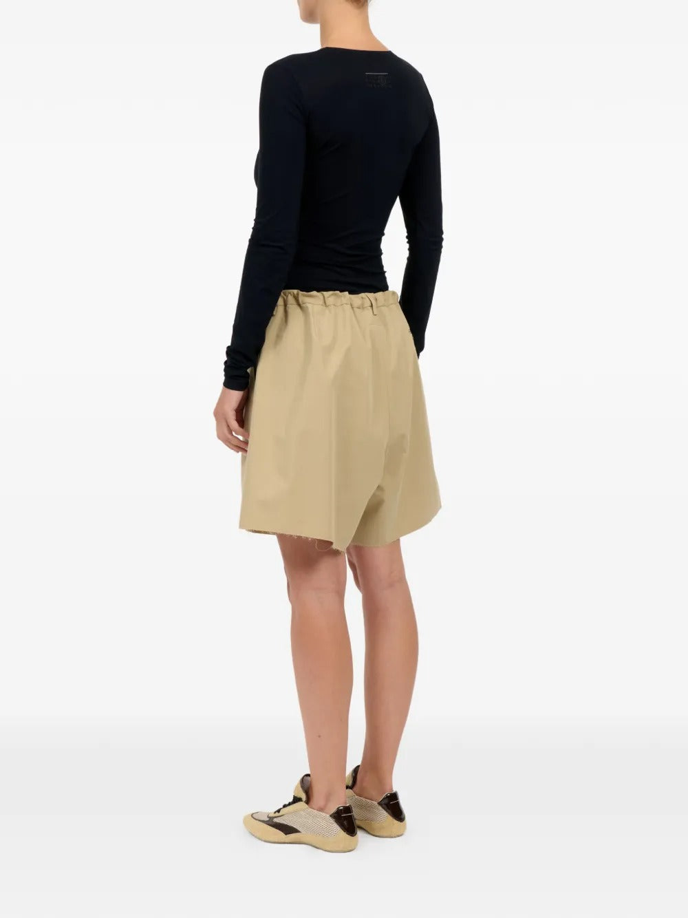 MM6 Maison Margiela-Shorts with fringes-