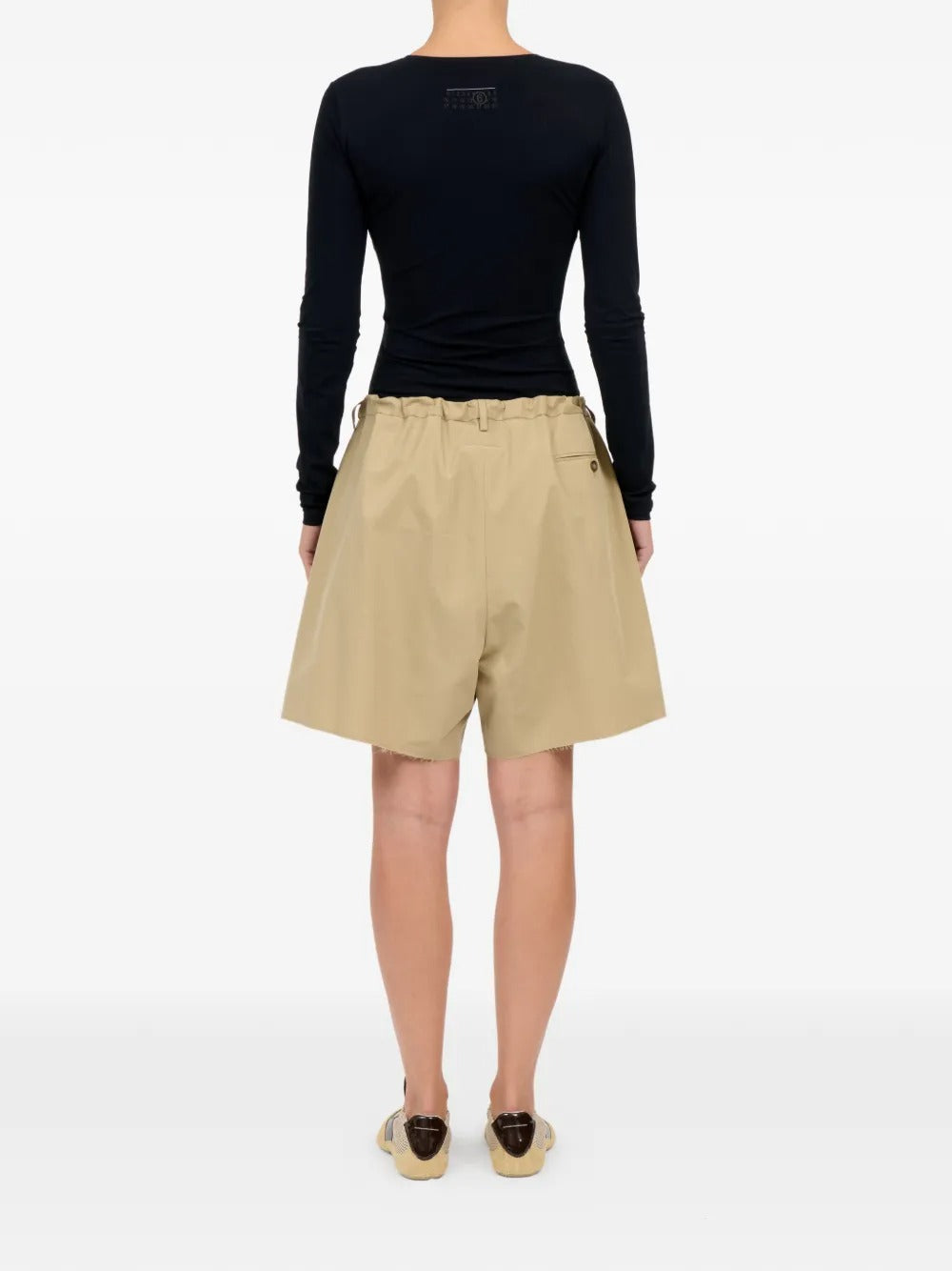 MM6 Maison Margiela-Shorts with fringes-