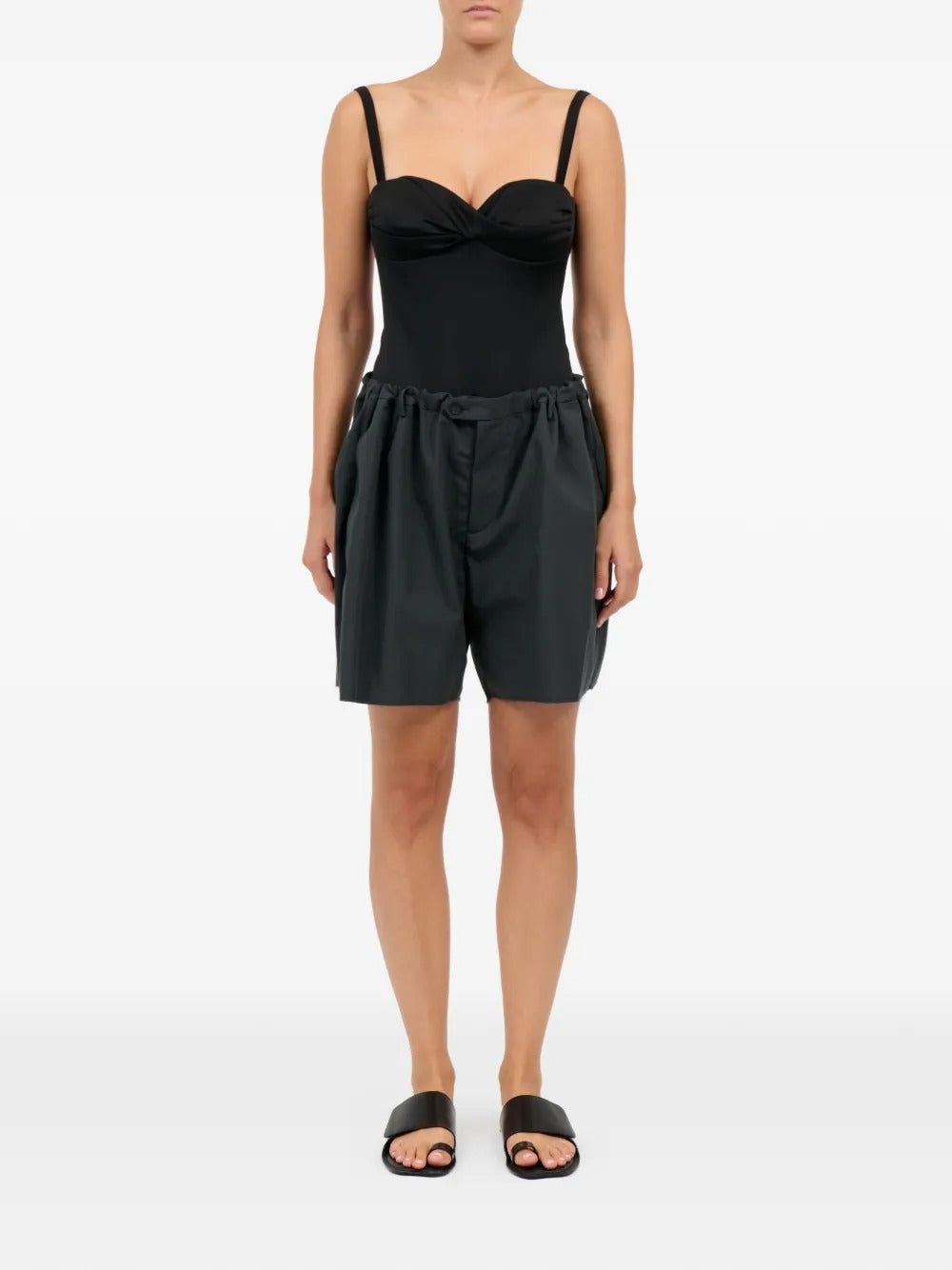 MM6 Maison Margiela-Shorts with fringes-