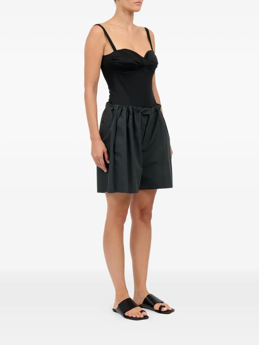 MM6 Maison Margiela-Shorts with fringes-