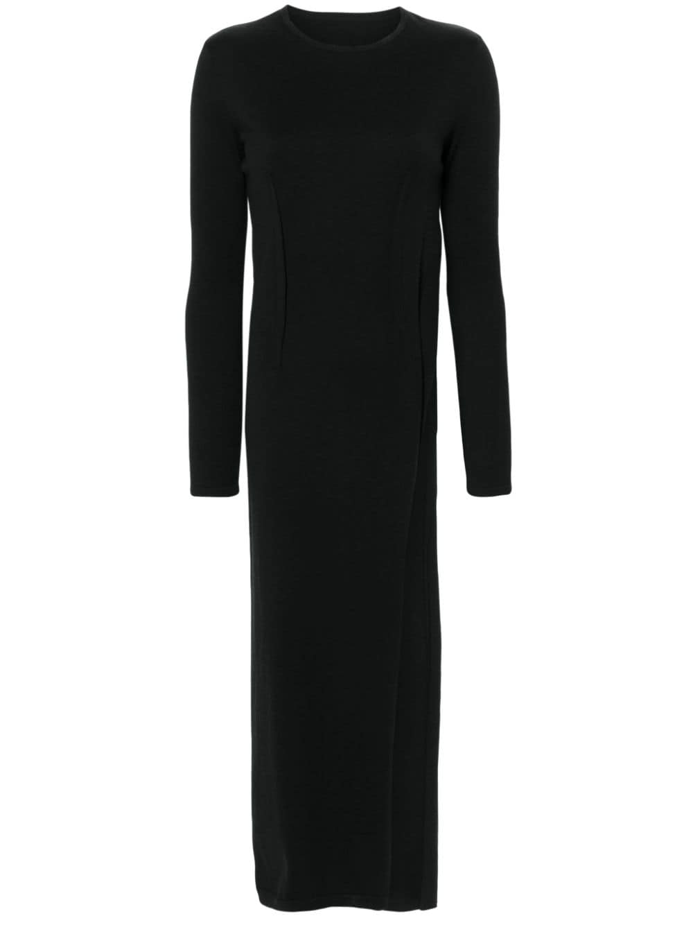 MM6 Maison Margiela-SIDE CUT MIDI DRESS-