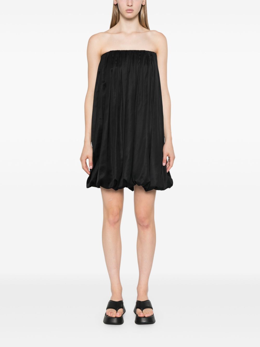 MM6 Maison Margiela-STRAPLESS MIDI DRESS-