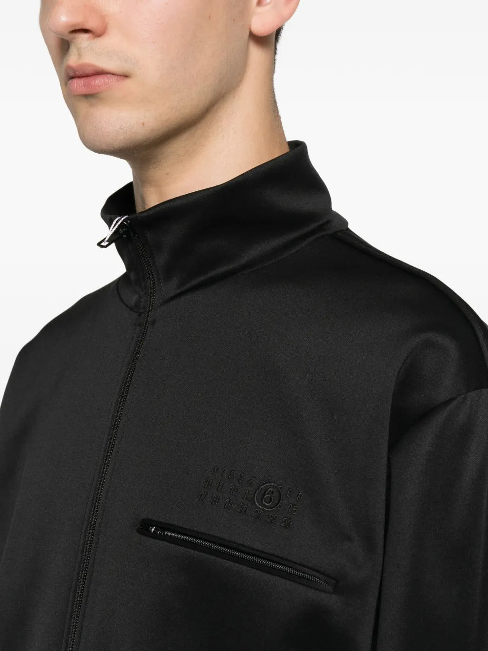 MM6 Maison Margiela-Sweatshirt with embroidered logo and – Dope