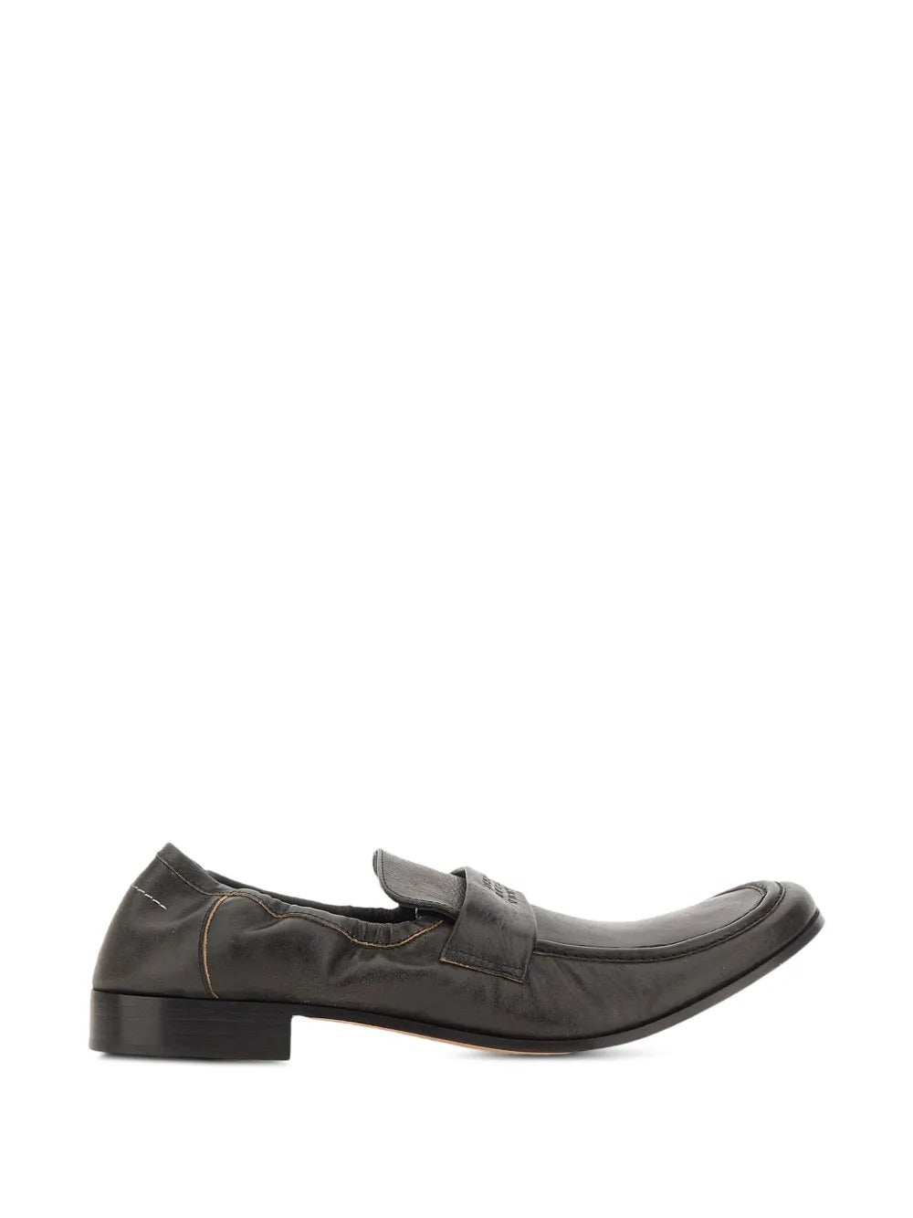 mm6 革靴 MM6 Maison Margiela-swing-toe leather loafers-SH3WR0008P7706 HB495