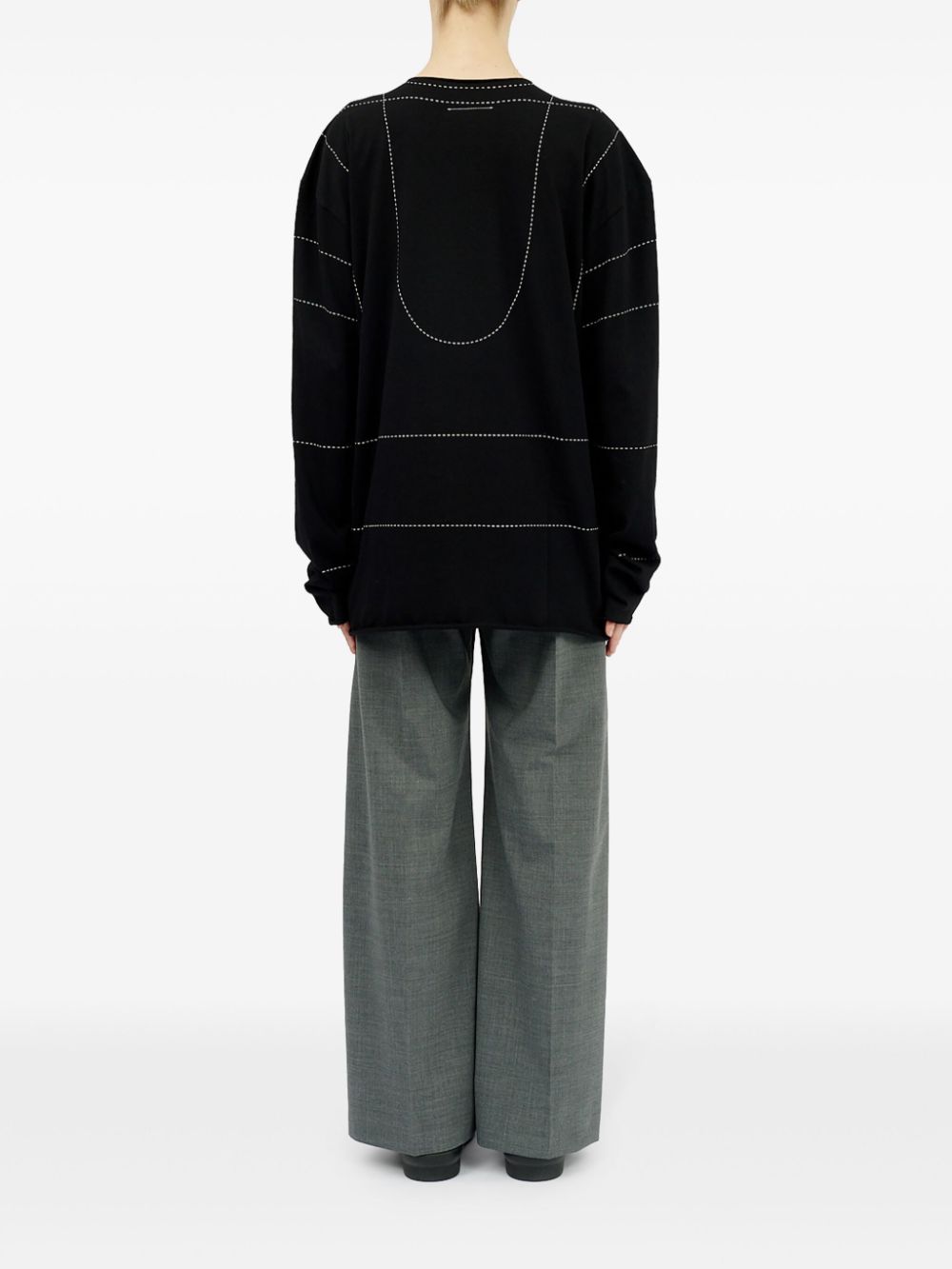 MM6 Maison Margiela-TAILOR CHALK L/S TOP-