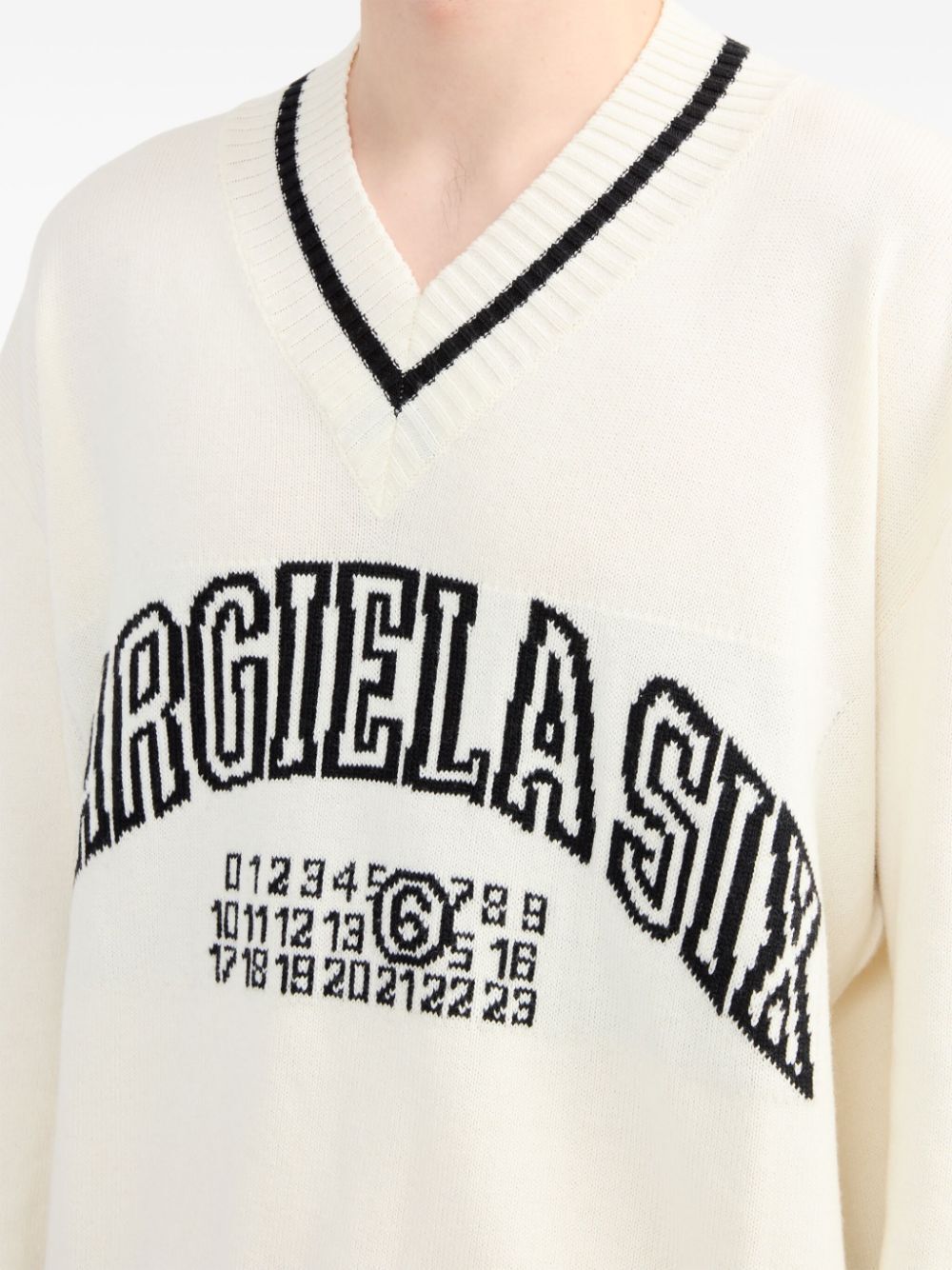 MM6 Maison Margiela-V-neck-