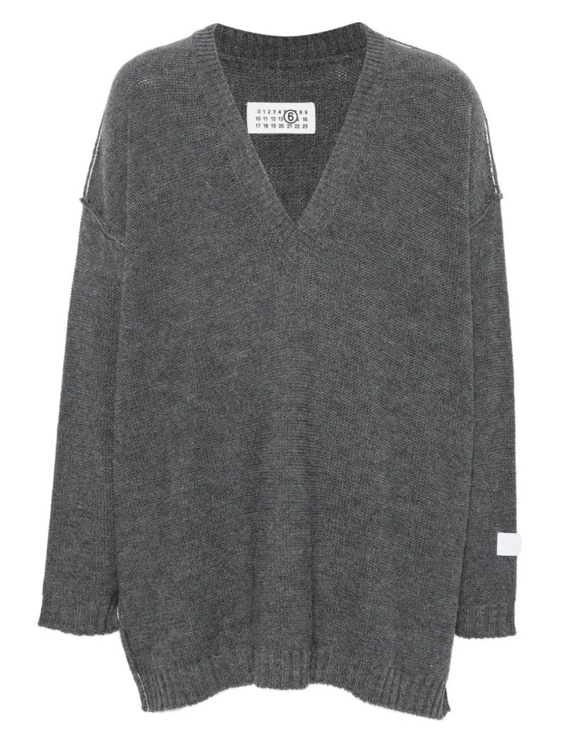 MM6 Maison Margiela-V-neck-